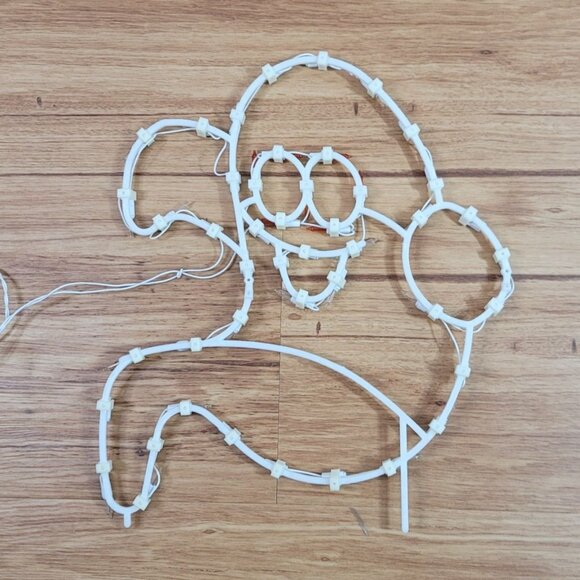 Seasons Dazzlers Halloween Light Up Ghost Silhouette Works 45 Lights VTG 1996 - Picture 3 of 8